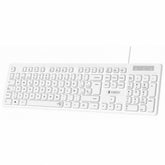 Keyboard Subblim SUBKBC-0SSK51 White Spanish Qwerty